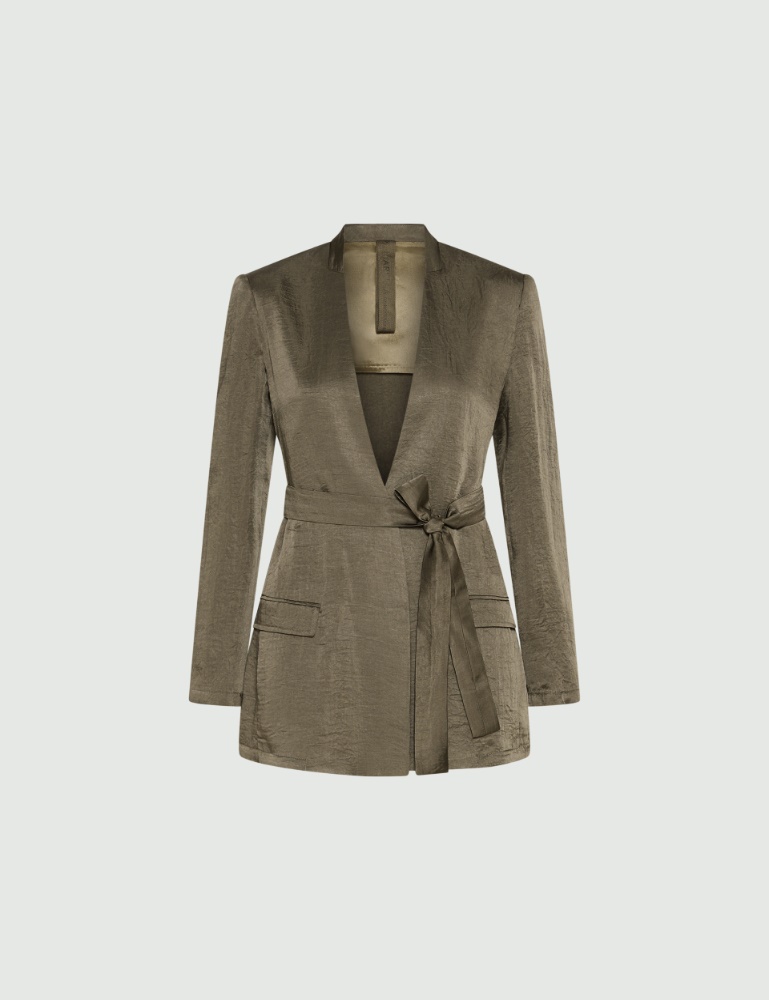 Veste en sergé avec ceinture - Marella