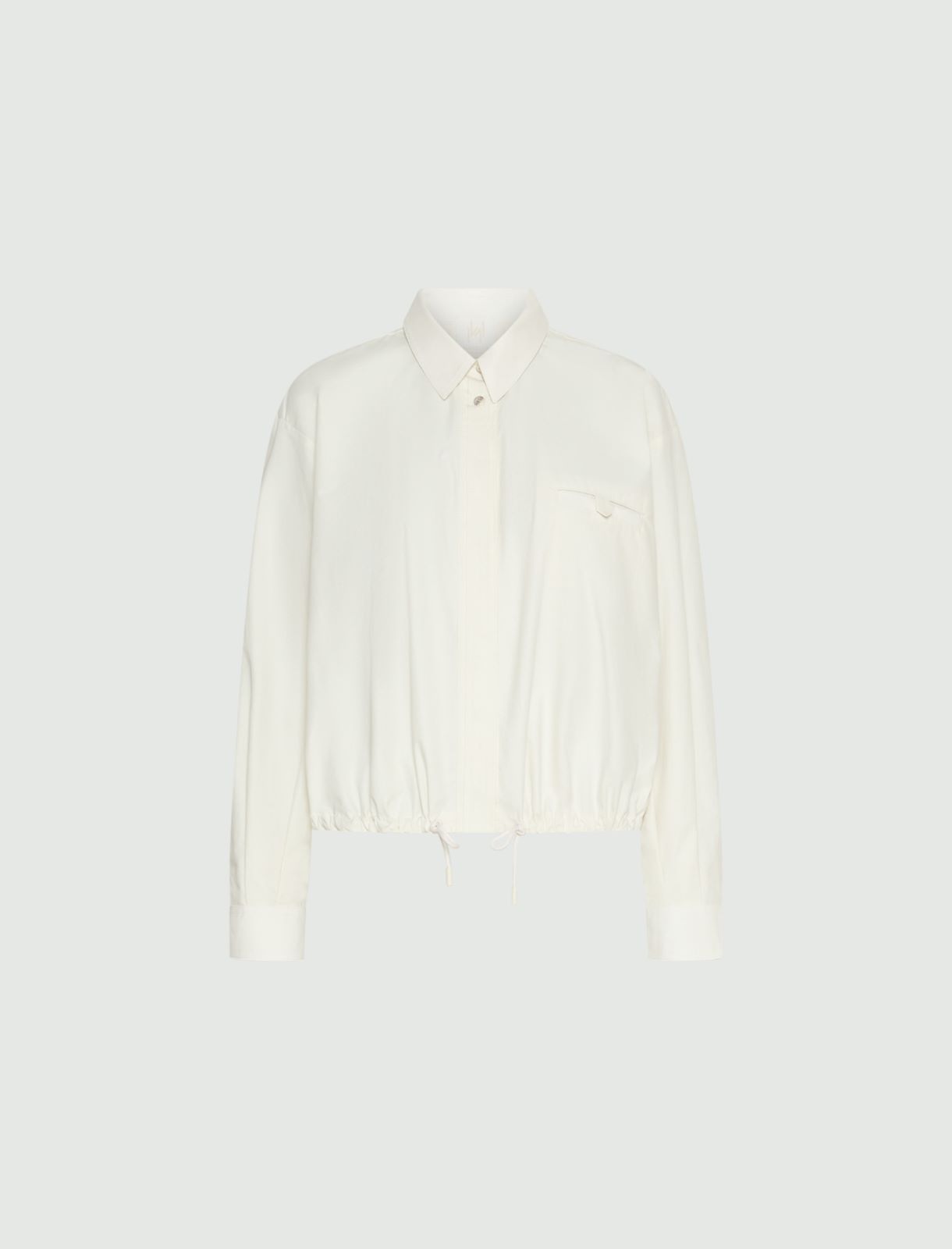 Parachute canvas jacket - WOOL WHITE - Marella