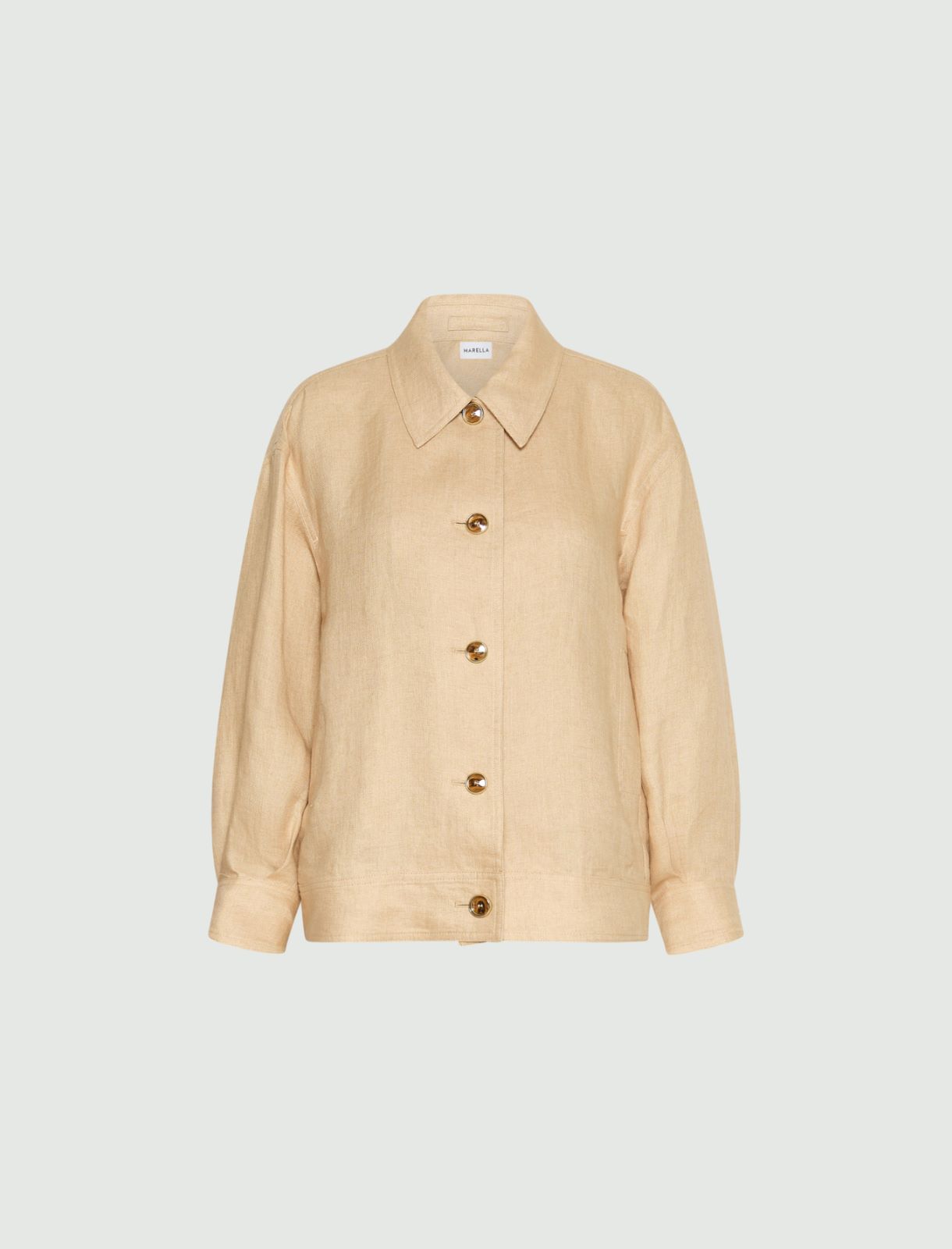Linen basketweave jacket - BUCK - Marella