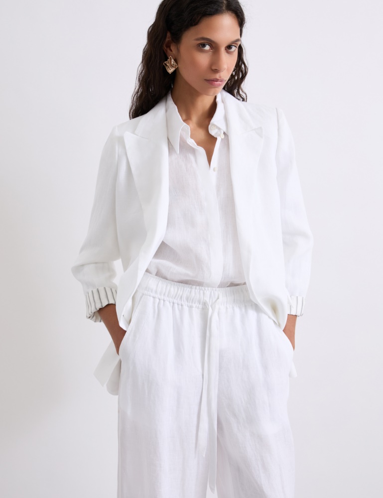 Pure linen blazer - Marella