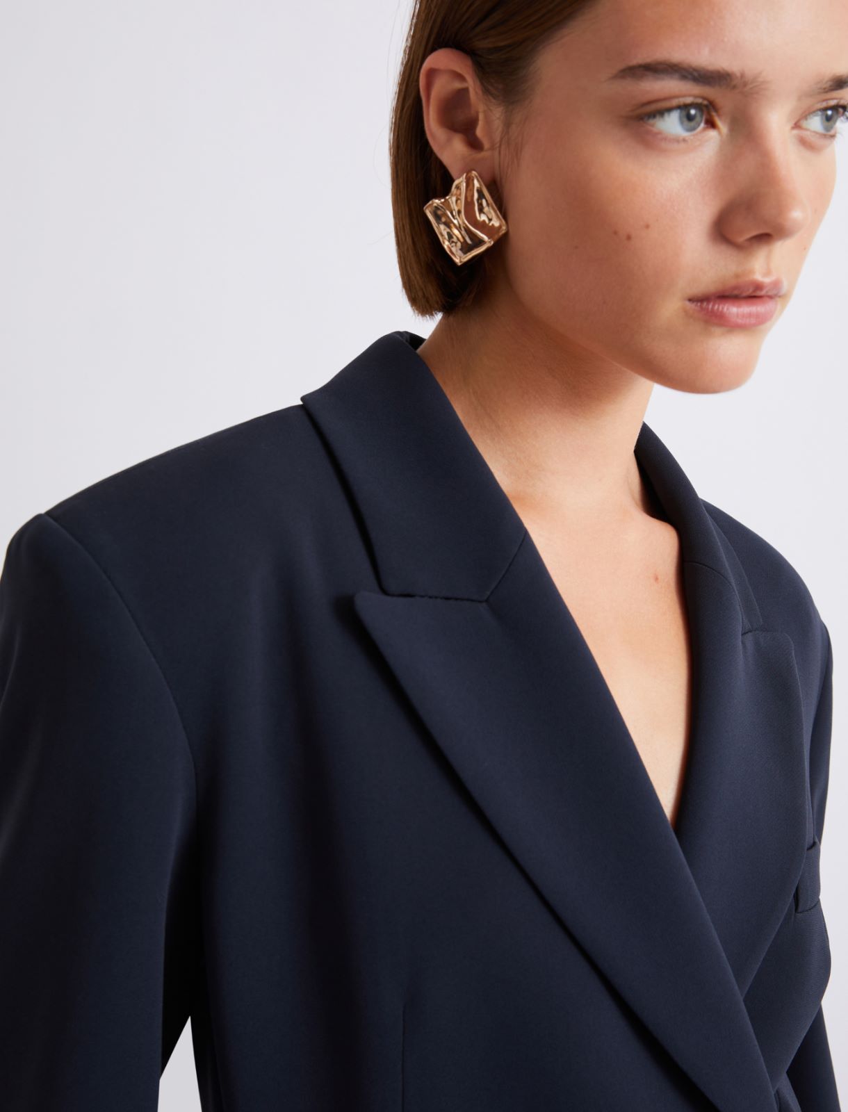 Belted cady jacket - NAVY - Marella - 5