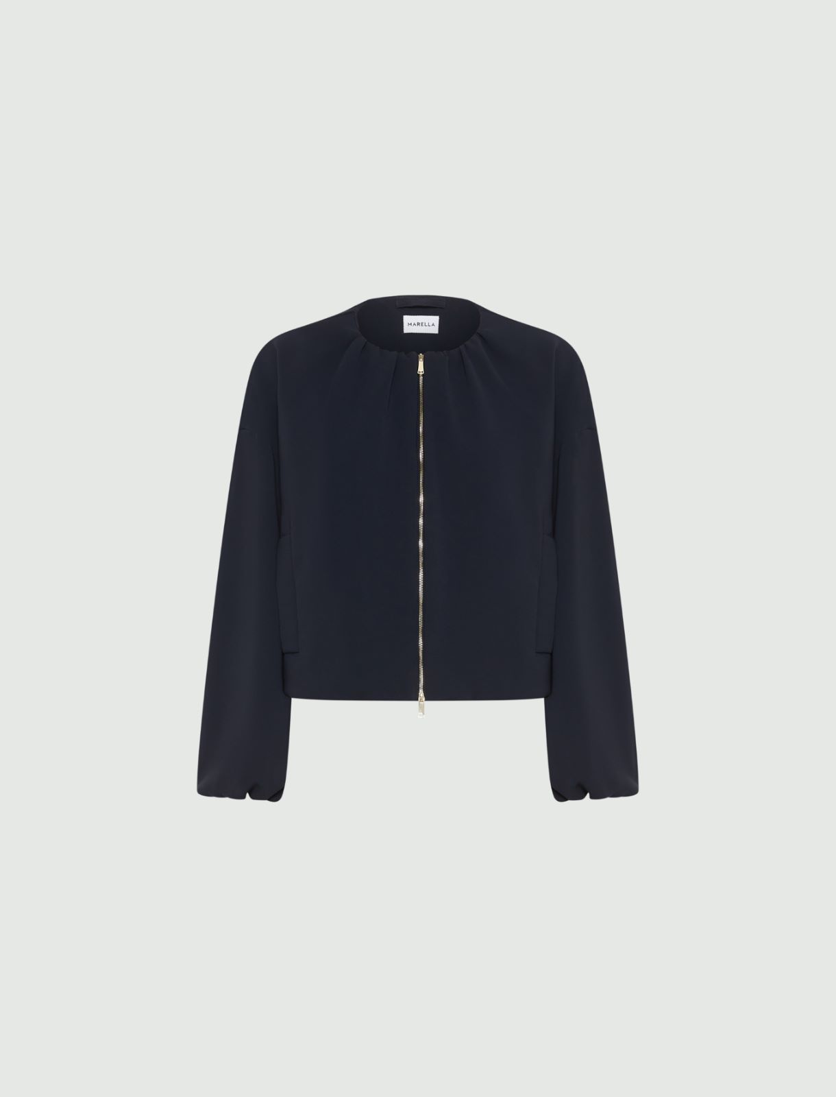 Relaxed-fit cady jacket - Navy - Marella