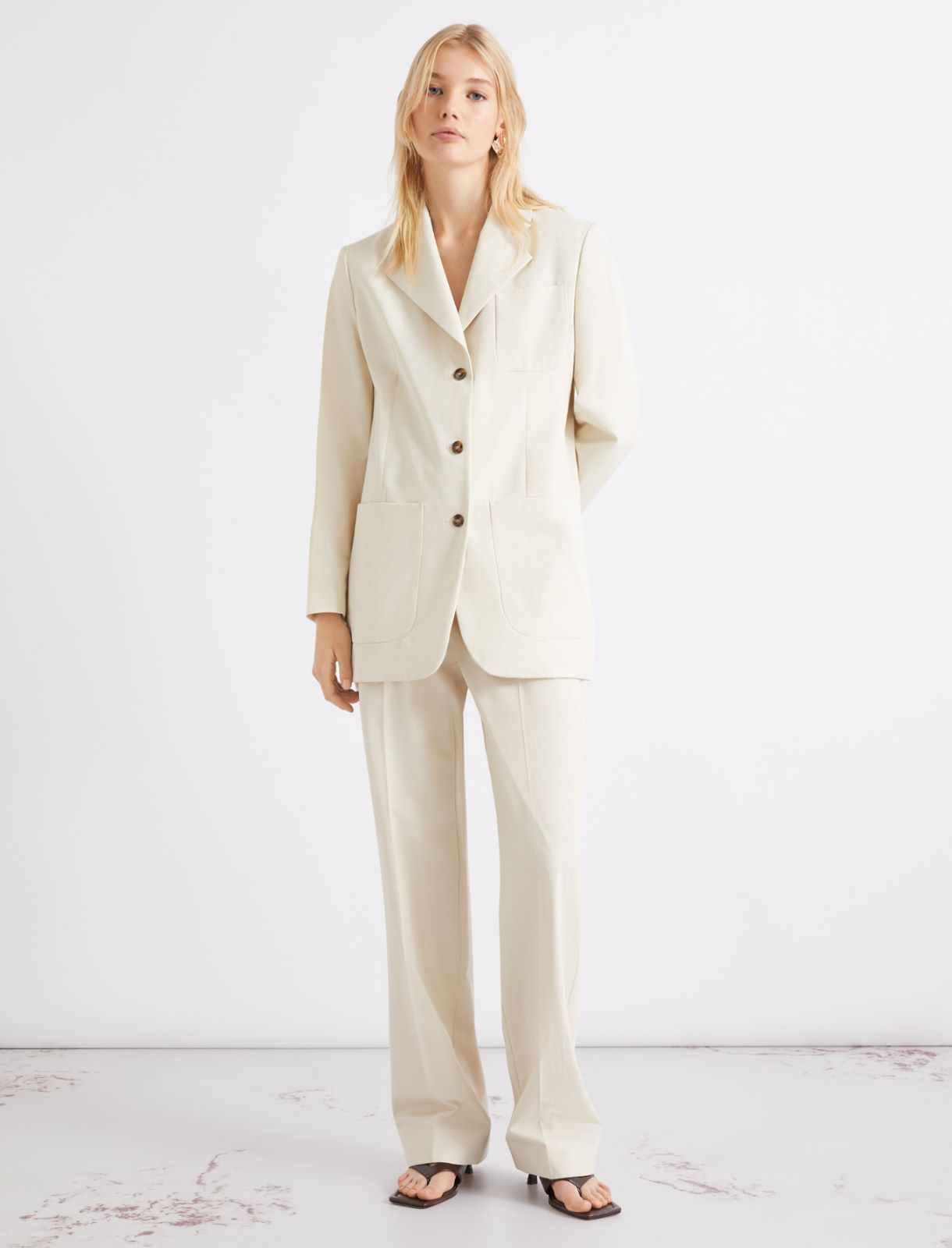 Cotton poplin blazer - ICE - Marella - 2