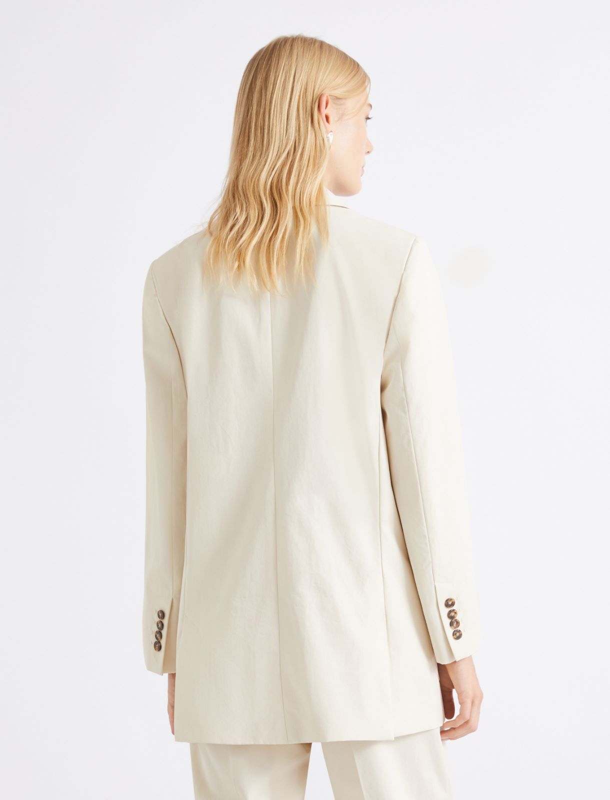 Cotton poplin blazer - ICE - Marella - 3