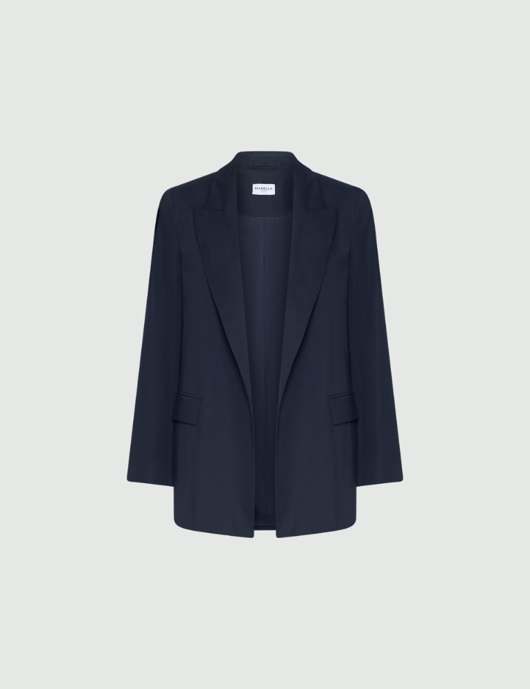 Pure cotton gabardine blazer - Marella