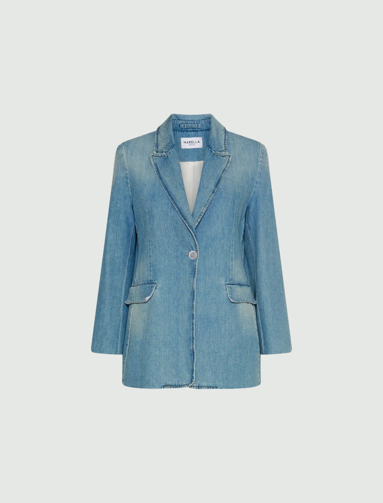 Light denim blazer - BLUE JEANS - Marella