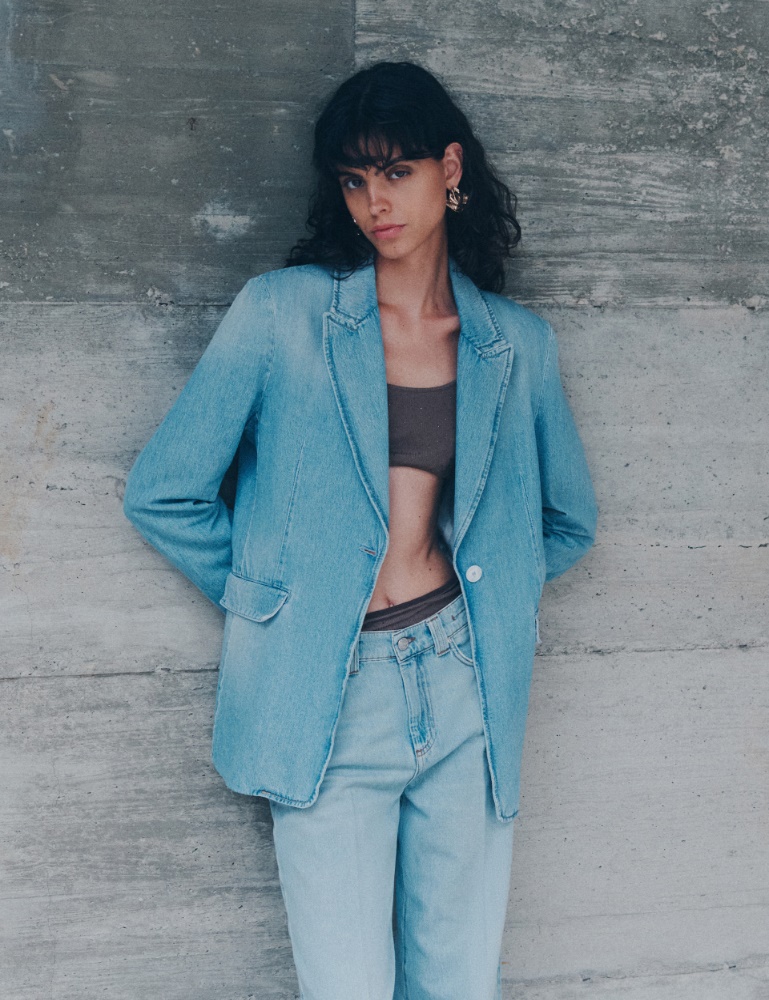 Light denim blazer - Marella