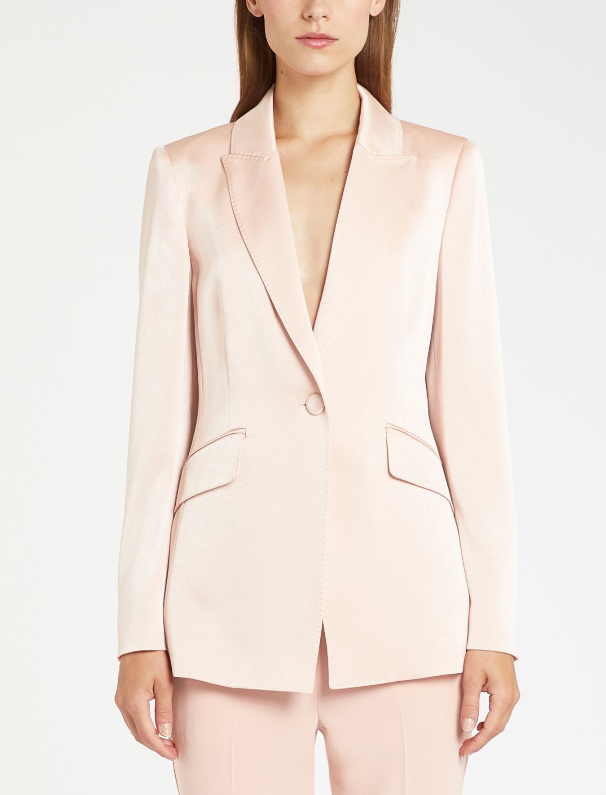 Satin blazer - POWDER - Marella - 4