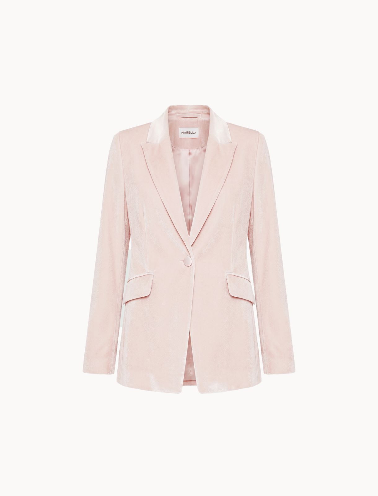 Satin blazer - PINK - Marella