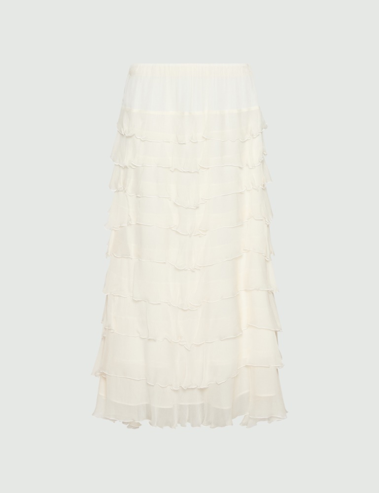 Crepon flounce skirt - Marella