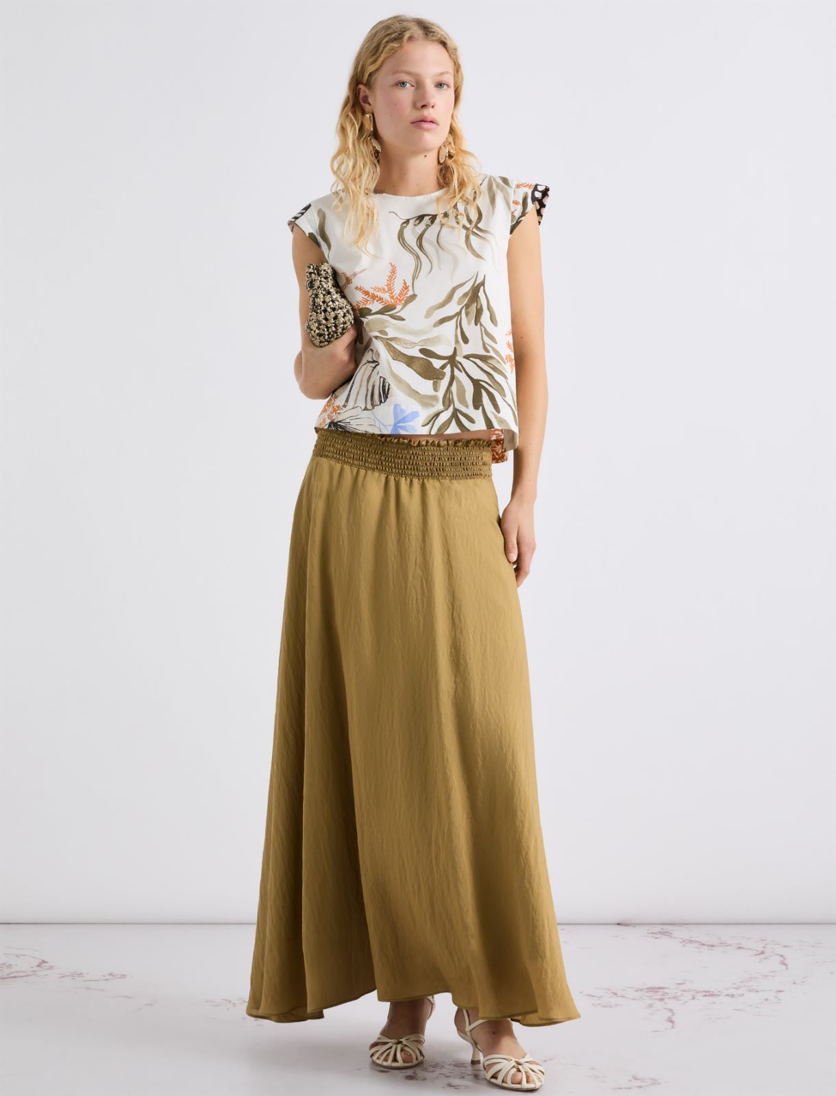 Flared skirt - KAKI - Marella - 2