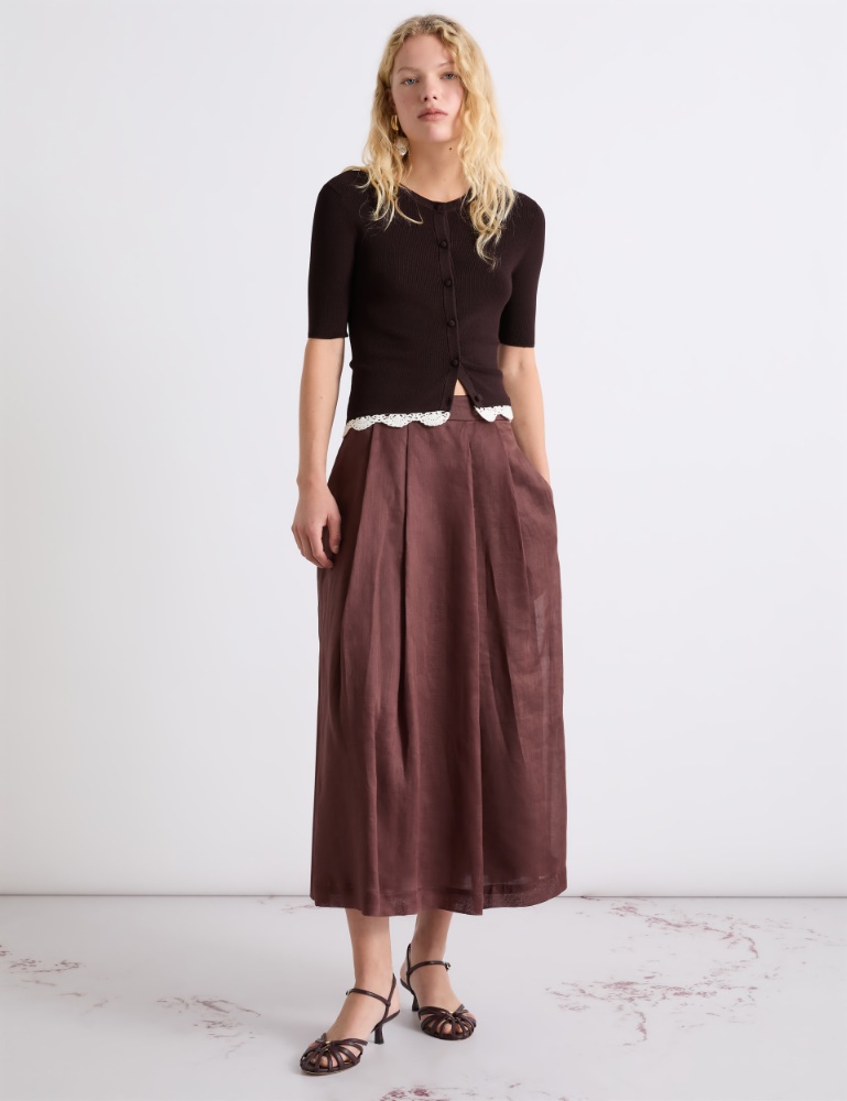 Light ramie skirt - Marella