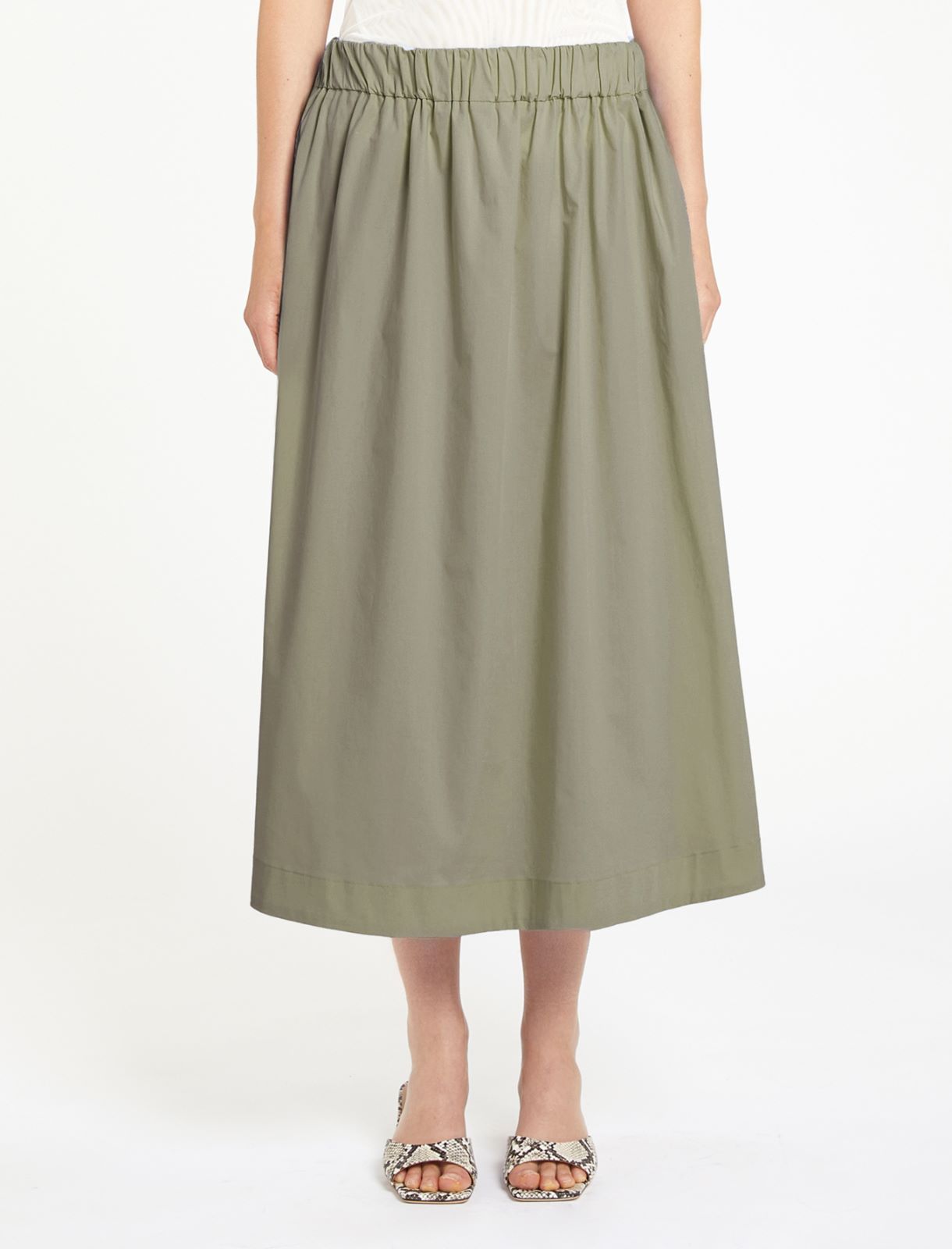 Poplin skirt - KAKI - Marella - 3