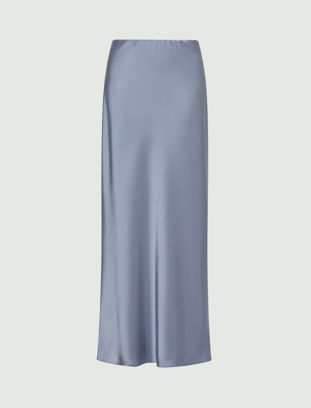 Figure-skimming satin skirt - LIGHT BLUE - Marella