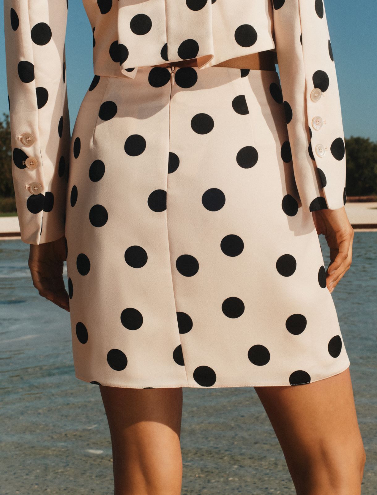 Minifalda de satén - MAQUILLAJE - Marella - 3