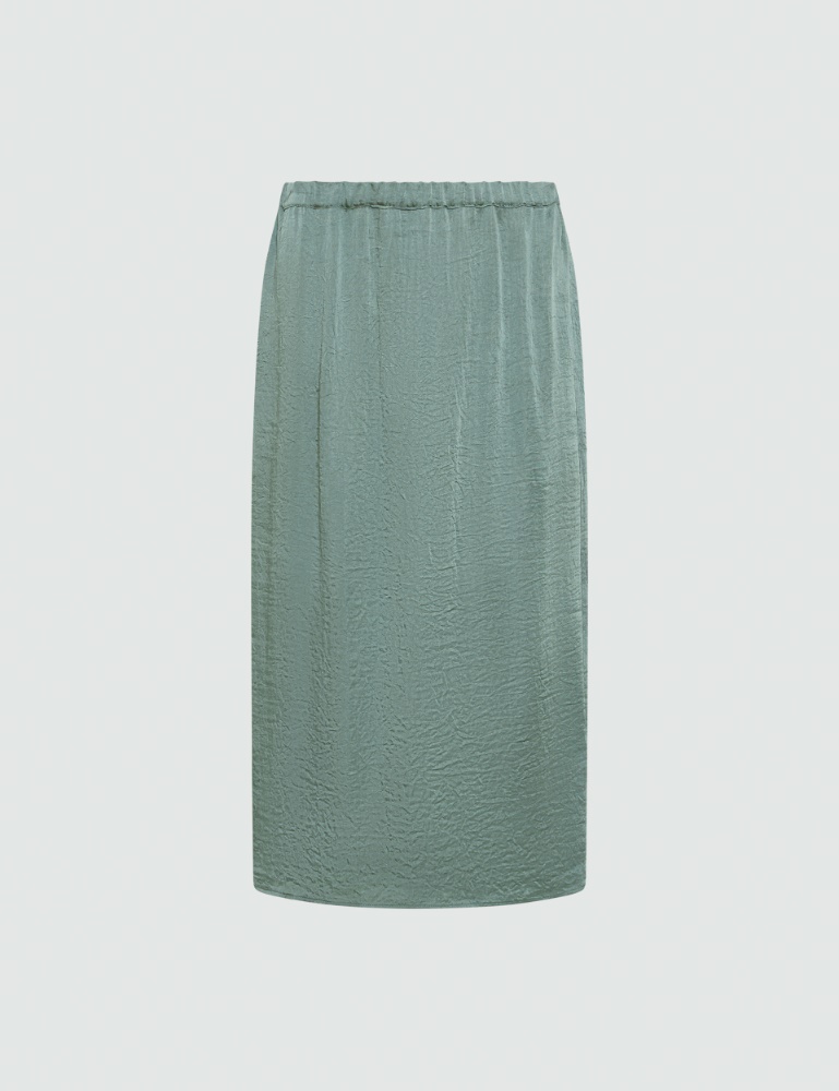 Crinkle twill pencil skirt - Marella