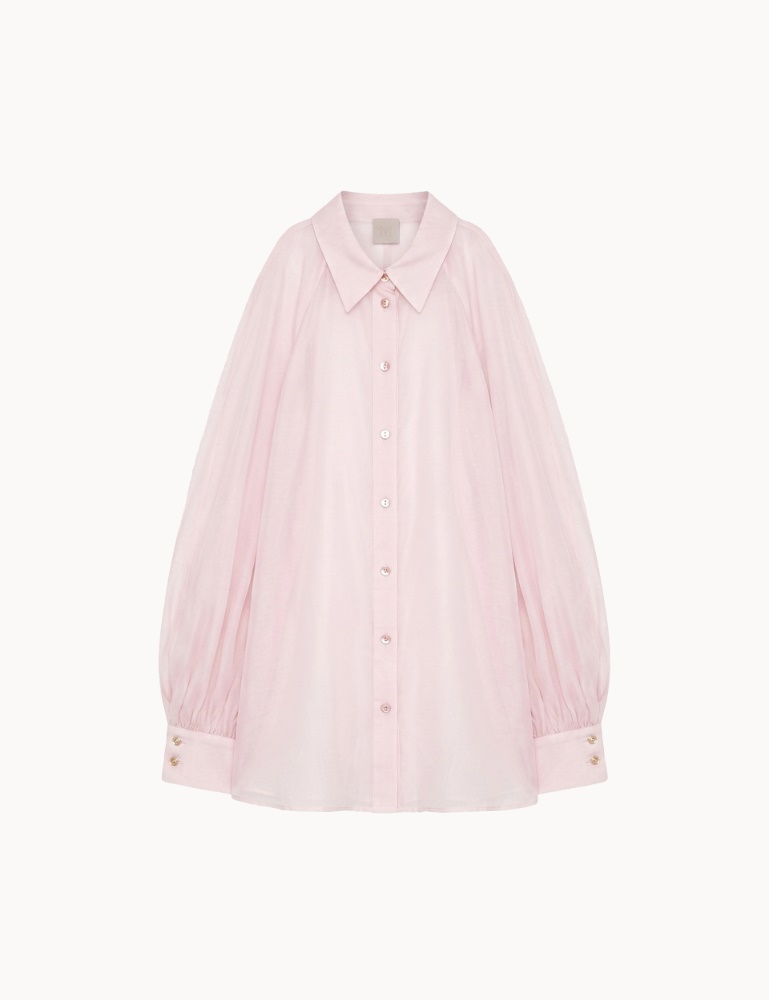 Cotton and silk muslin shirt - Marella