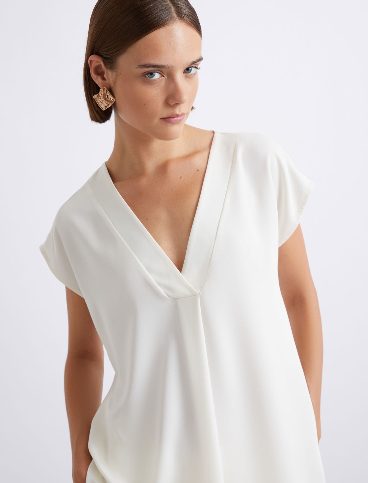 Bluse aus fließendem Satin - WOLLWEIB - Marella - 5