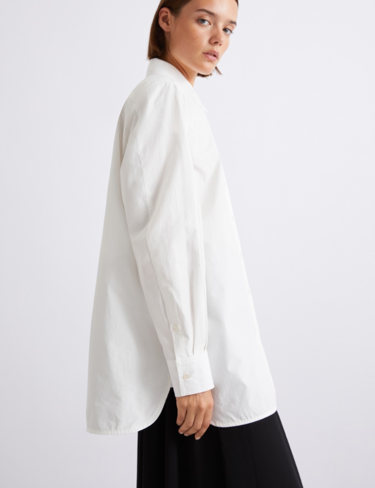Washed cotton poplin shirt - Marella