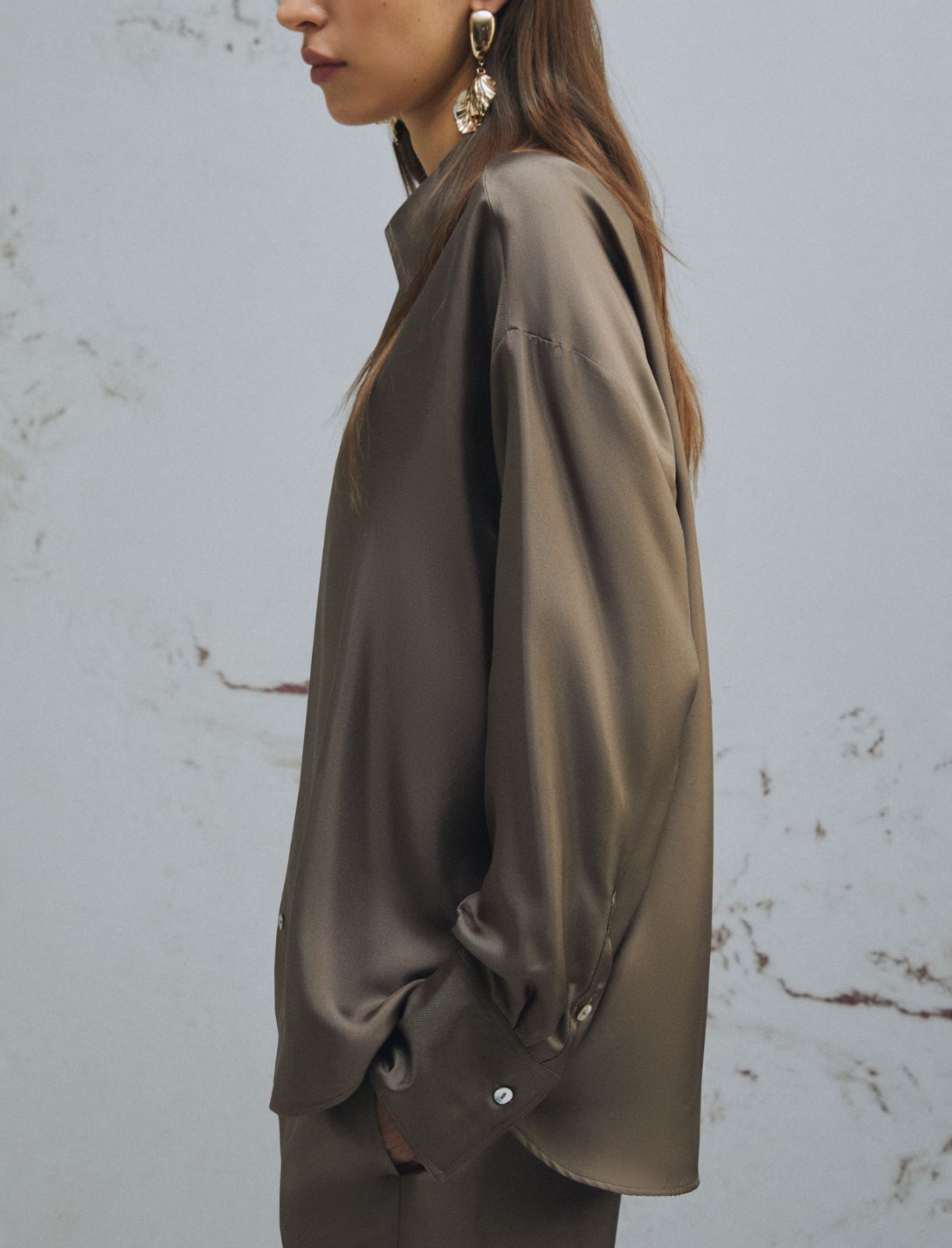 Silk shirt - BROWN - Marella - 5