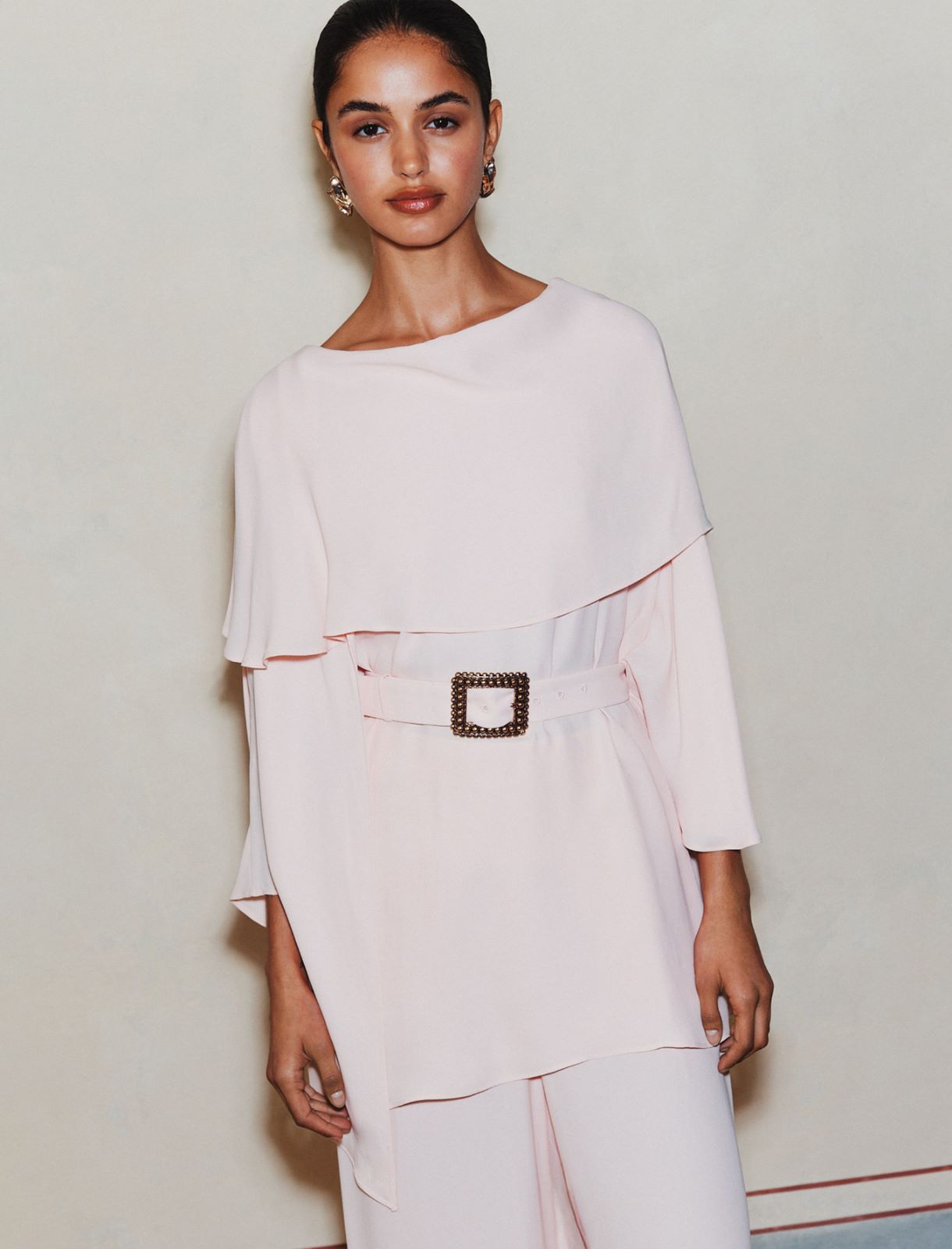 Top  dritto in georgette - ROSA - Marella - 4