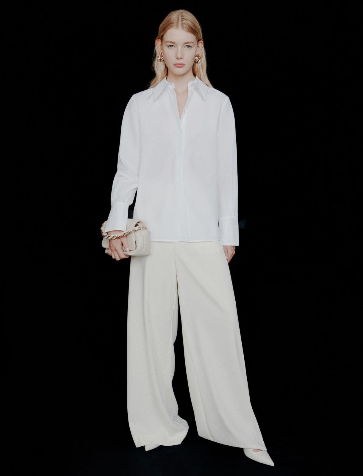 Cotton poplin shirt - OPTICAL WHITE - Marella - 2