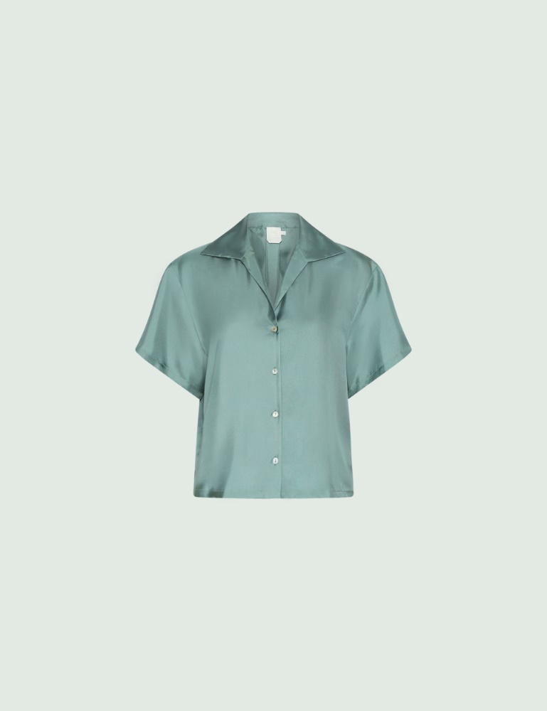 Short-sleeved silk shirt - Marella