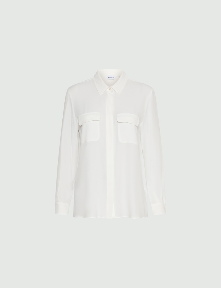 Silk-blend crepe shirt - Marella