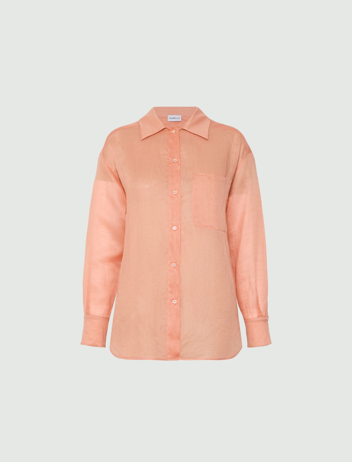 Ramie shirt - ANTIQUE ROSE - Marella