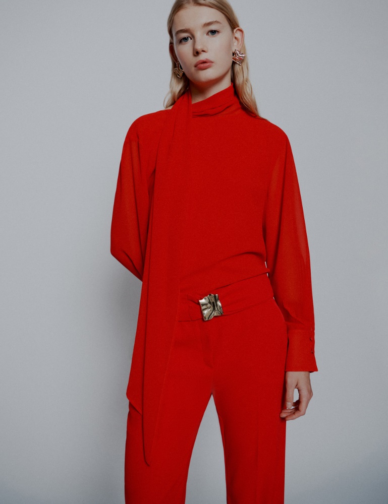 Crepe georgette blouse - Marella