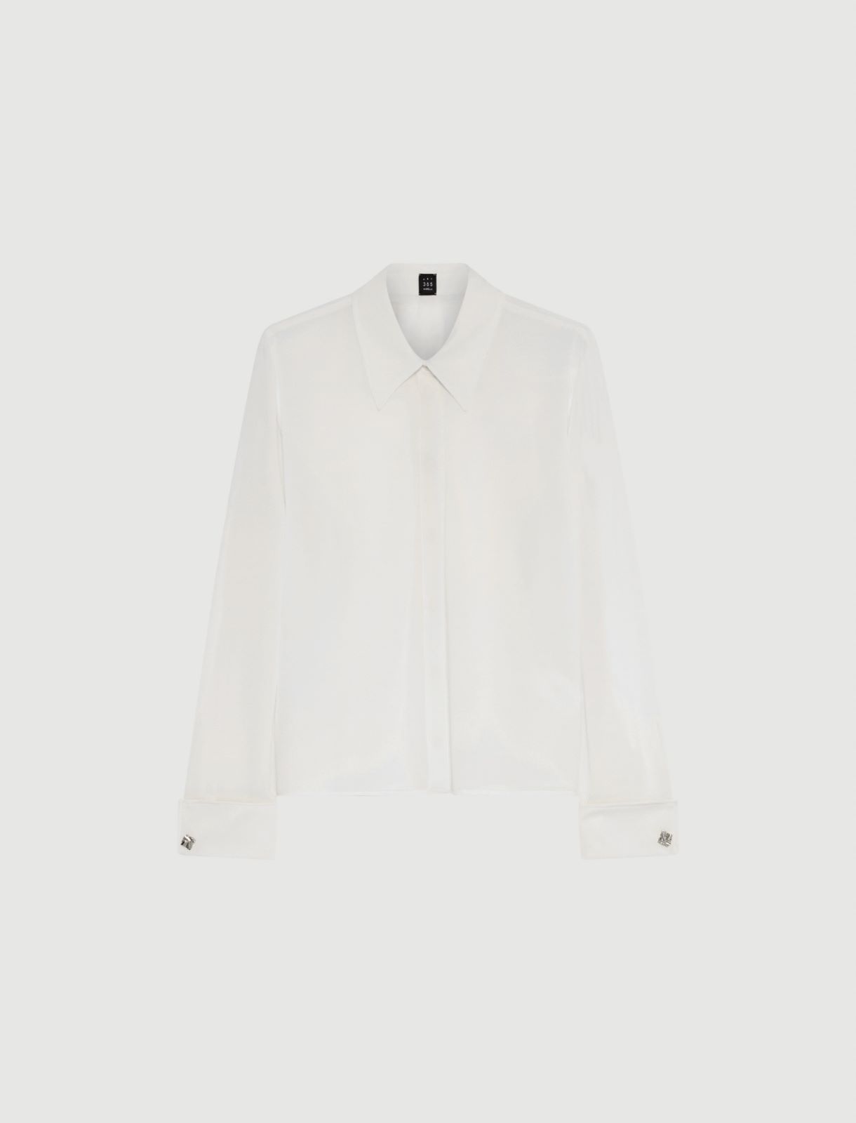 Camicia in georgette - Bianco lana - Marella