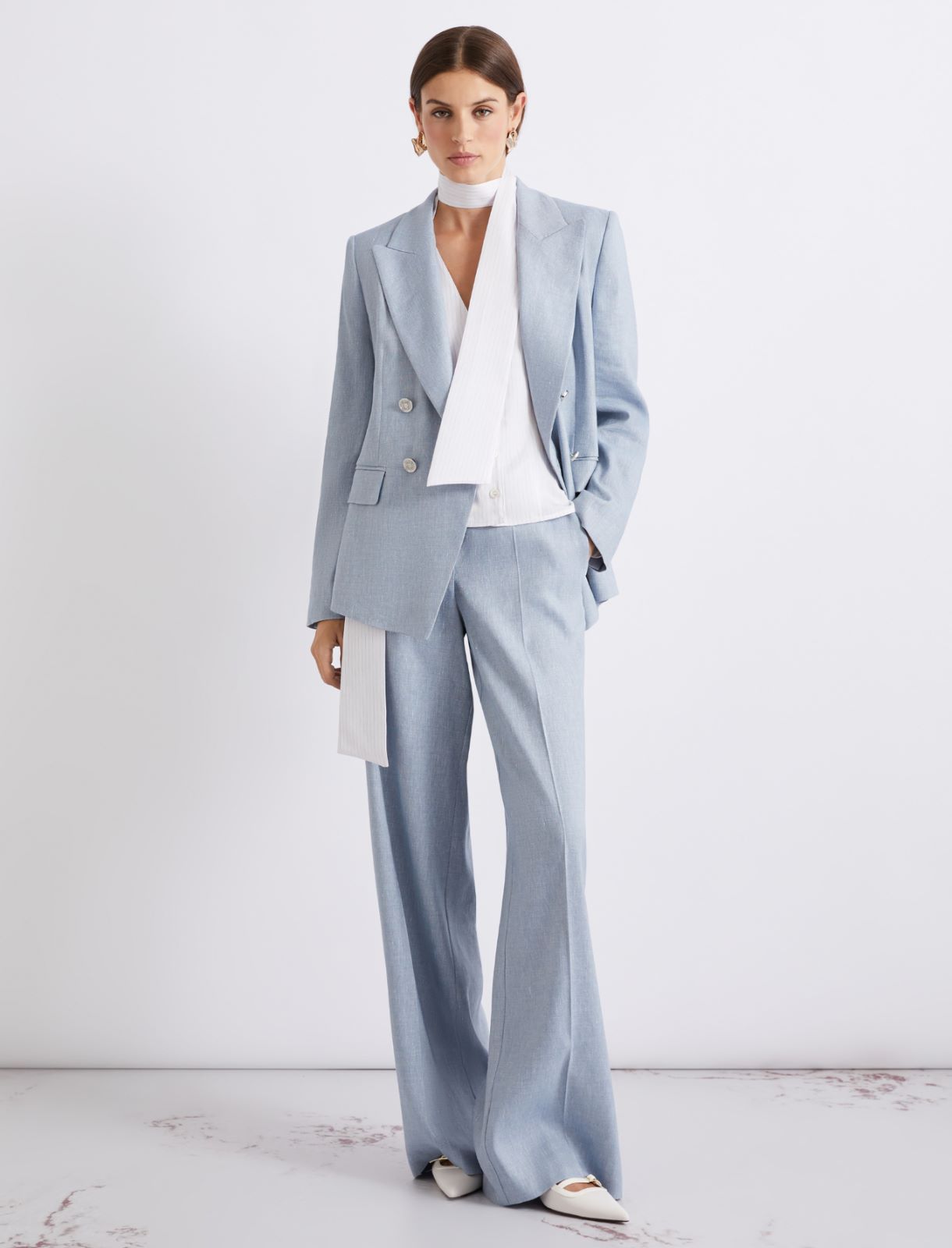 Silk and viscose blouse - WHITE - Marella - 2