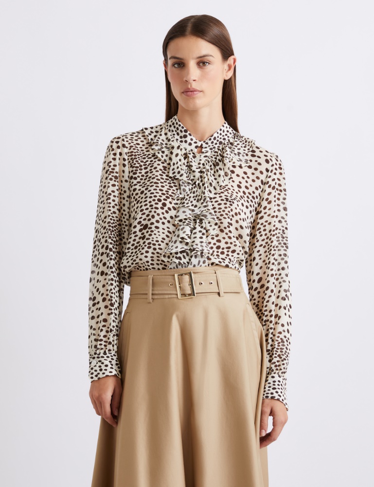 Camicia in georgette con rouche - Marella