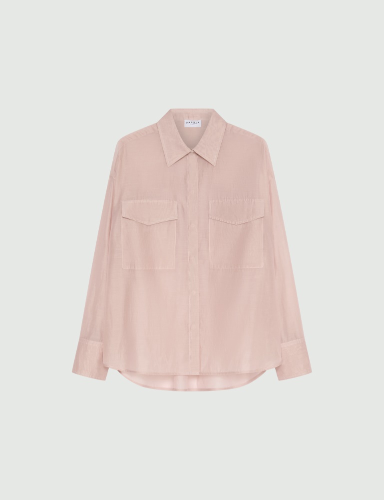 Cotton and silk voile shirt - Marella