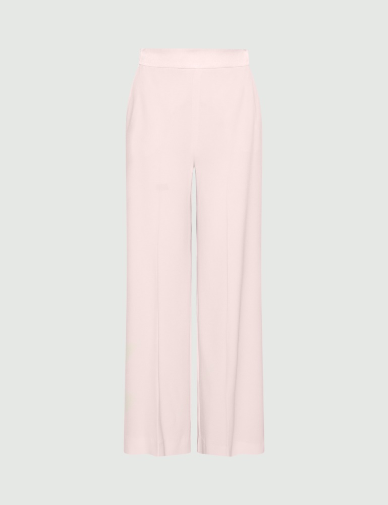 Wide-fit envers satin trousers - Marella