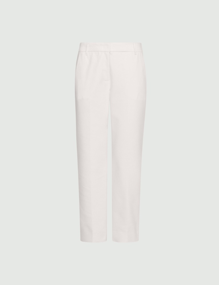 Stretch cotton-blend trousers - Marella