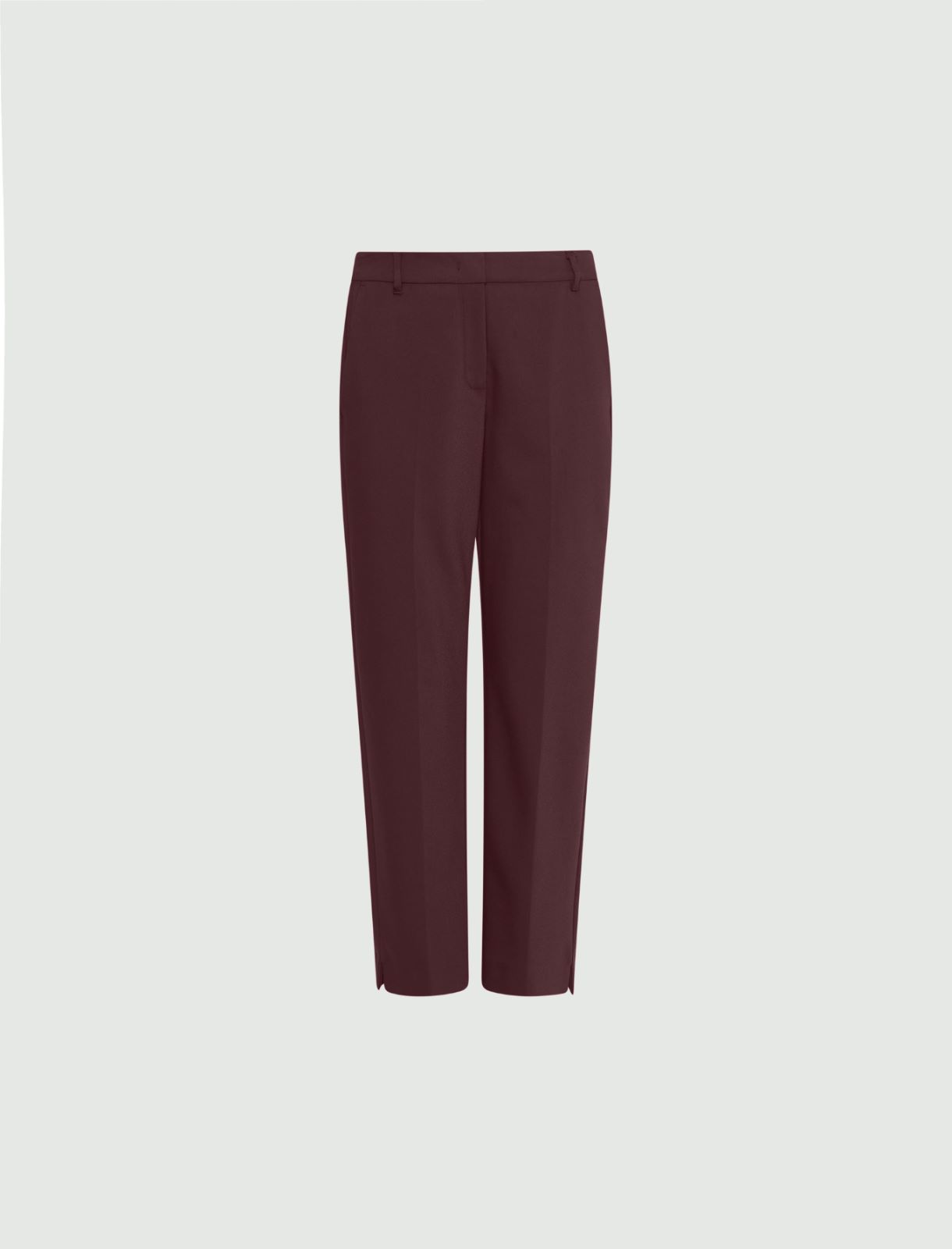 Stretch cotton-blend trousers - Granate - Marella