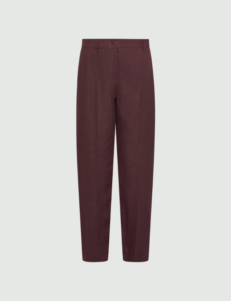 Chino in tela di lino - Marella