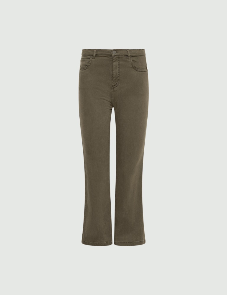 Flared cropped 5-pocket trousers - Marella