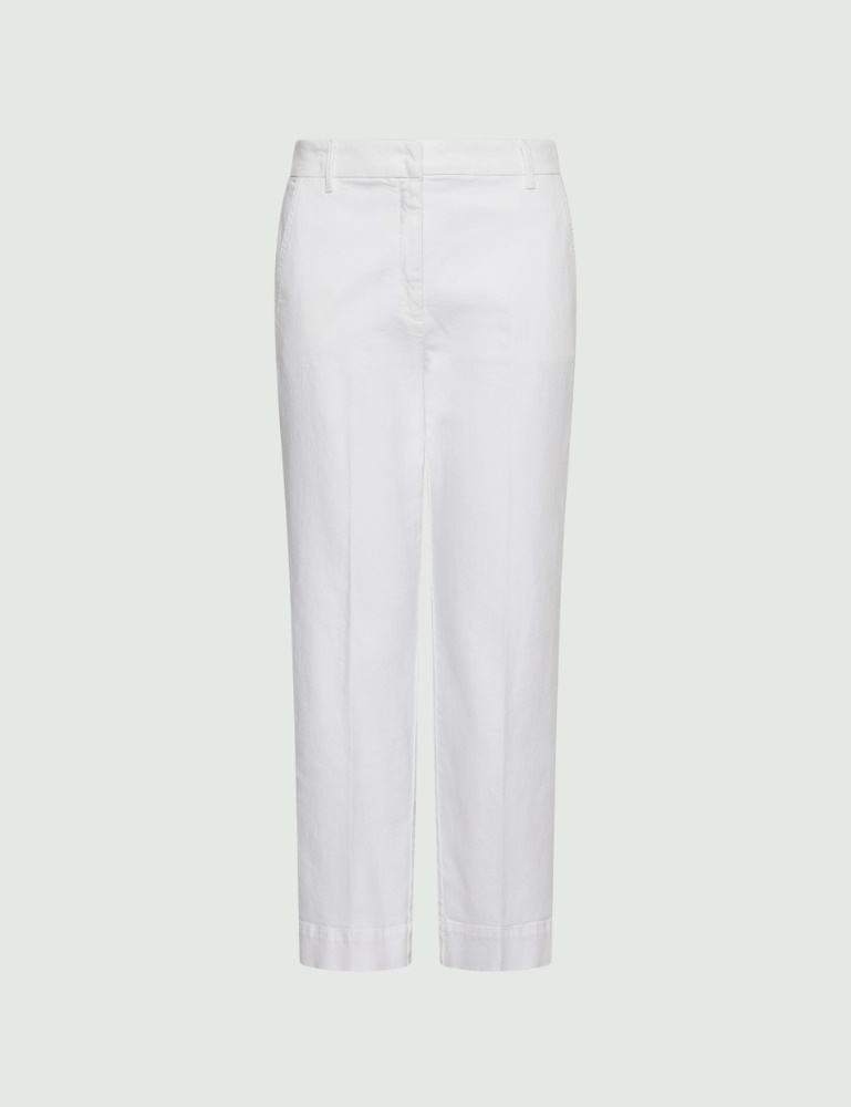Flared stretch cotton trousers - Marella