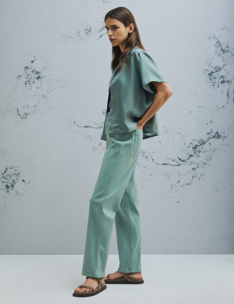 Pantalón elástico de 5 bolsillos tomboy - Marella