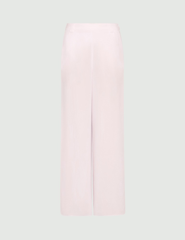 Wide-fit georgette trousers - Marella
