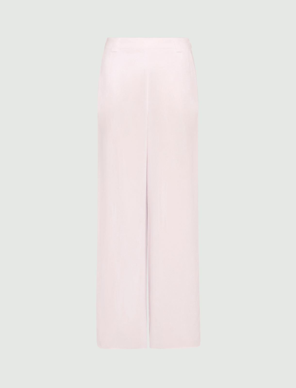 Wide-fit georgette trousers - PINK - Marella
