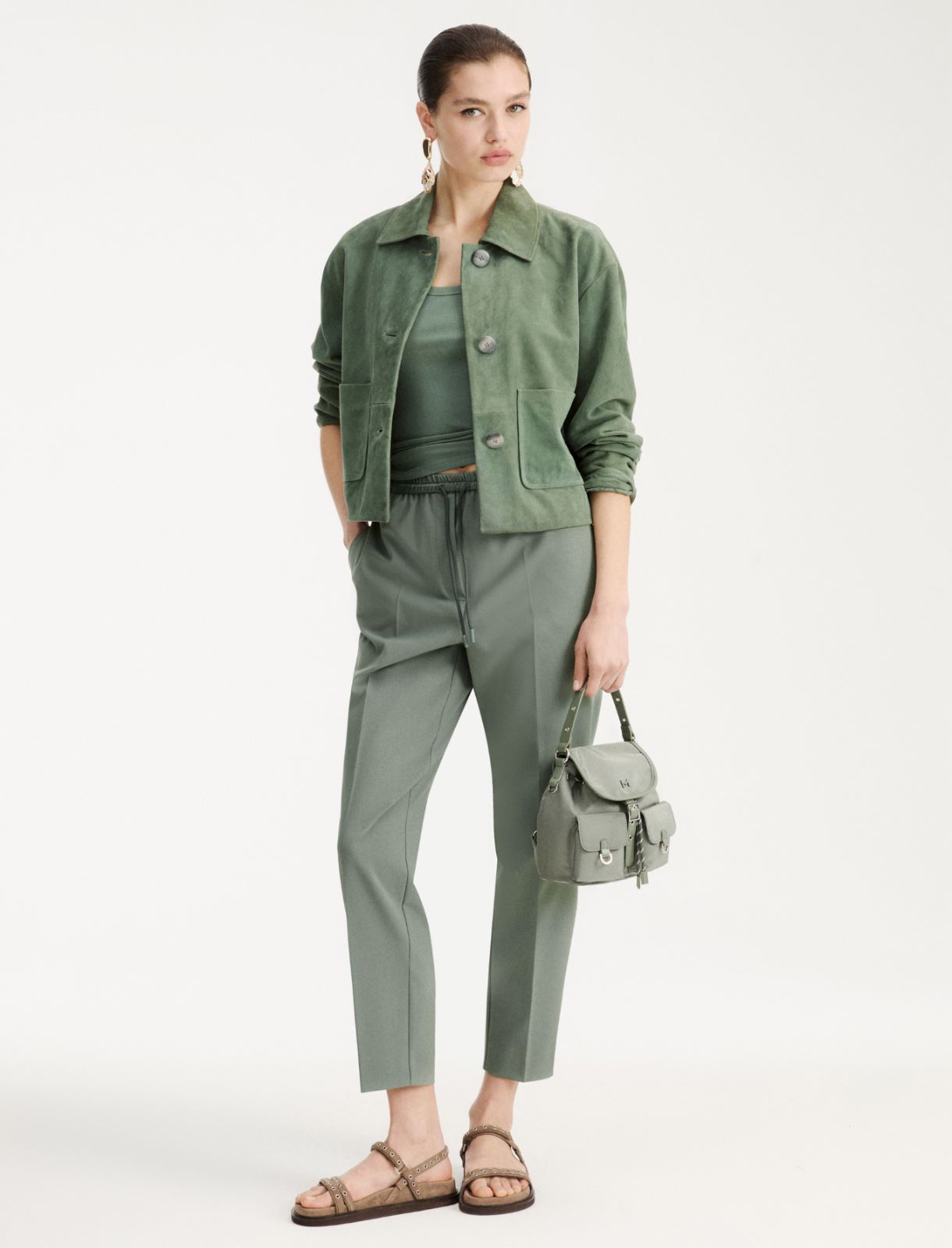 Pantalone slim - VERDE - Marella - 2