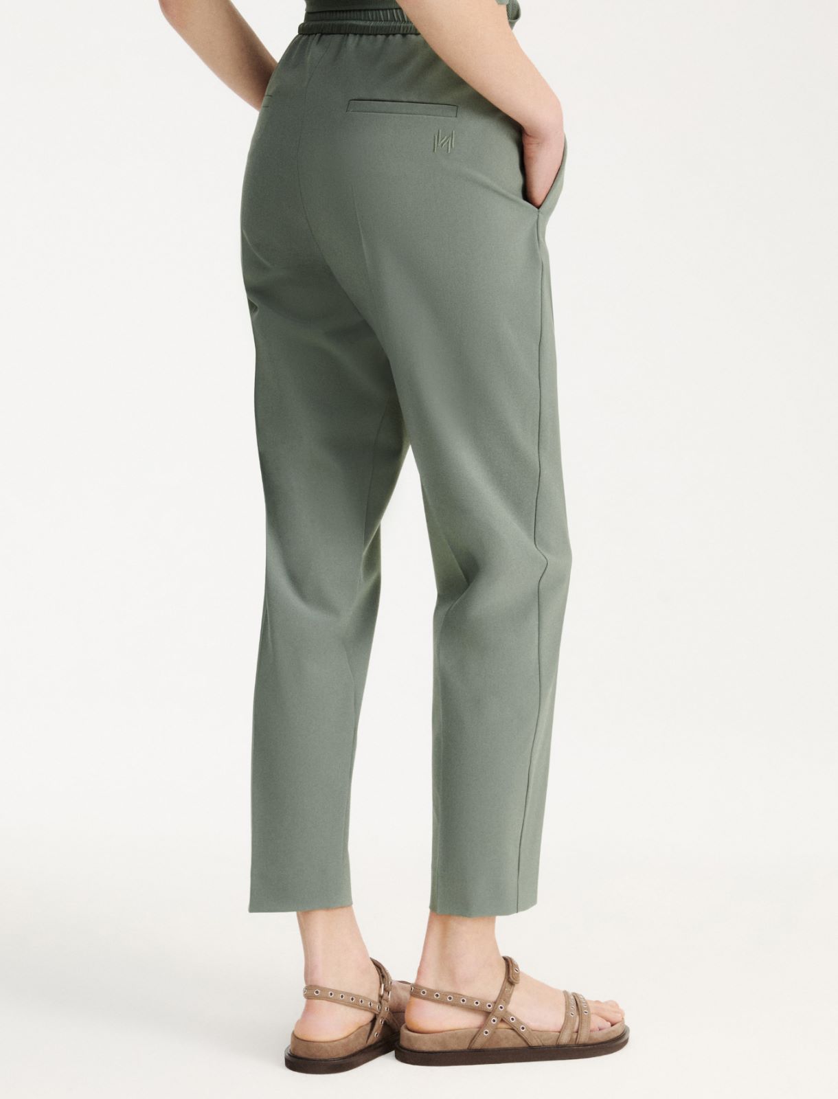 Pantalone slim - VERDE - Marella - 3