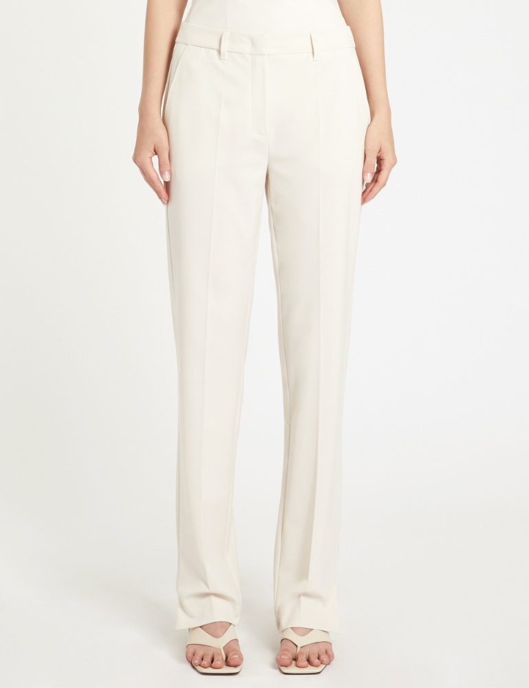 Mini-Flare-Hose aus Stretch-Canvas - Marella