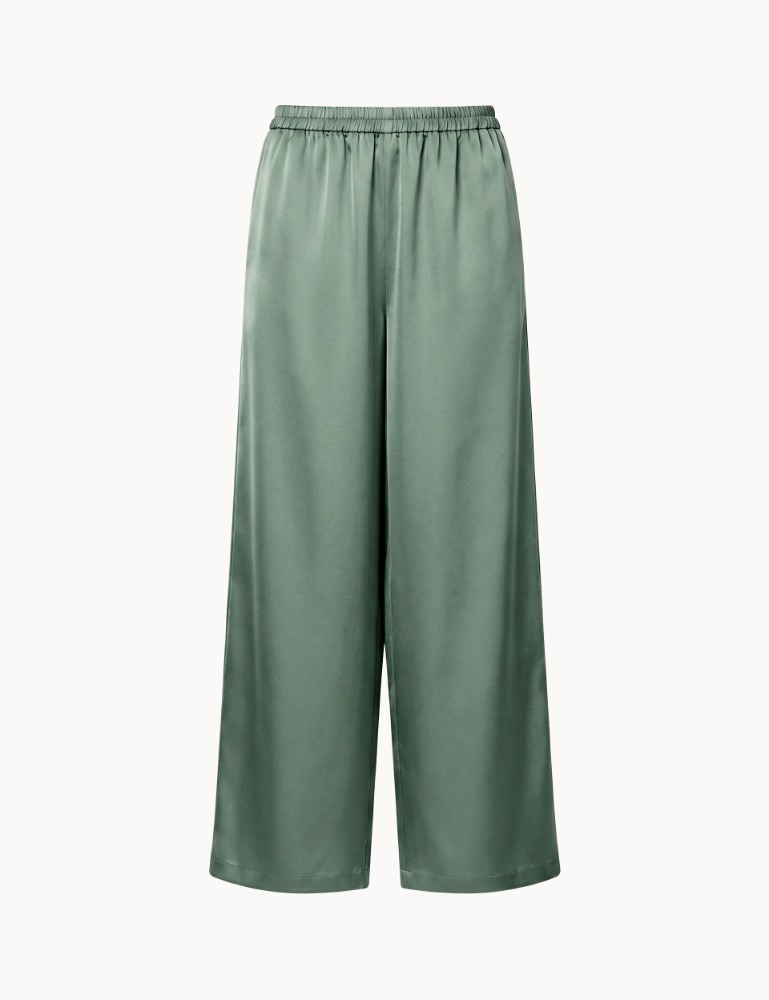Straight-fit silk trousers - Marella