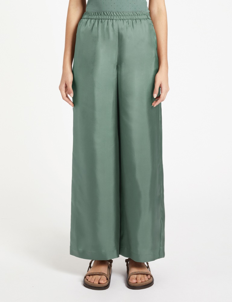 Gerade geschnittene Hose aus Seide - Marella