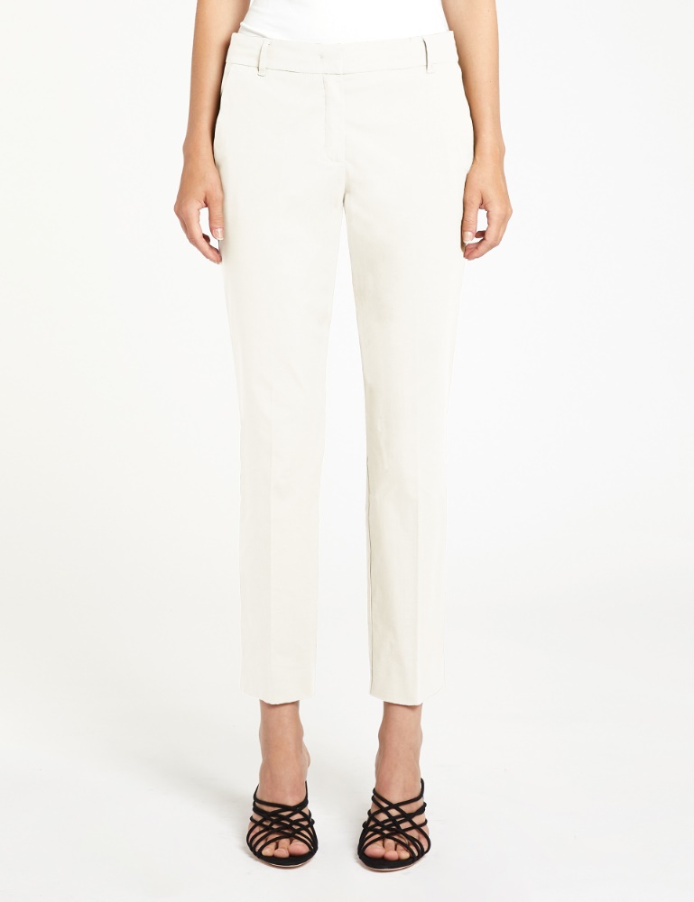 Stretch poplin trousers - Marella