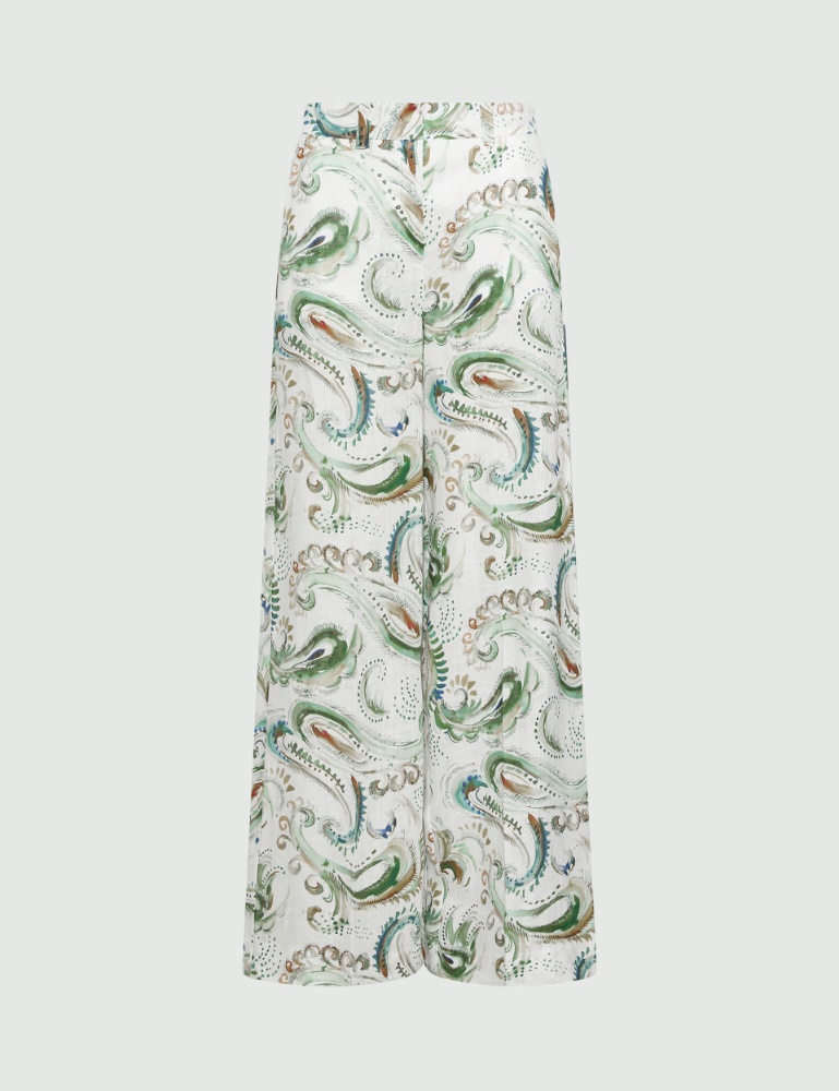 Pantalone a palazzo in lino - Marella